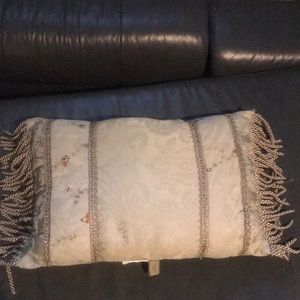 Never used decorative pillow approx 17X12 in